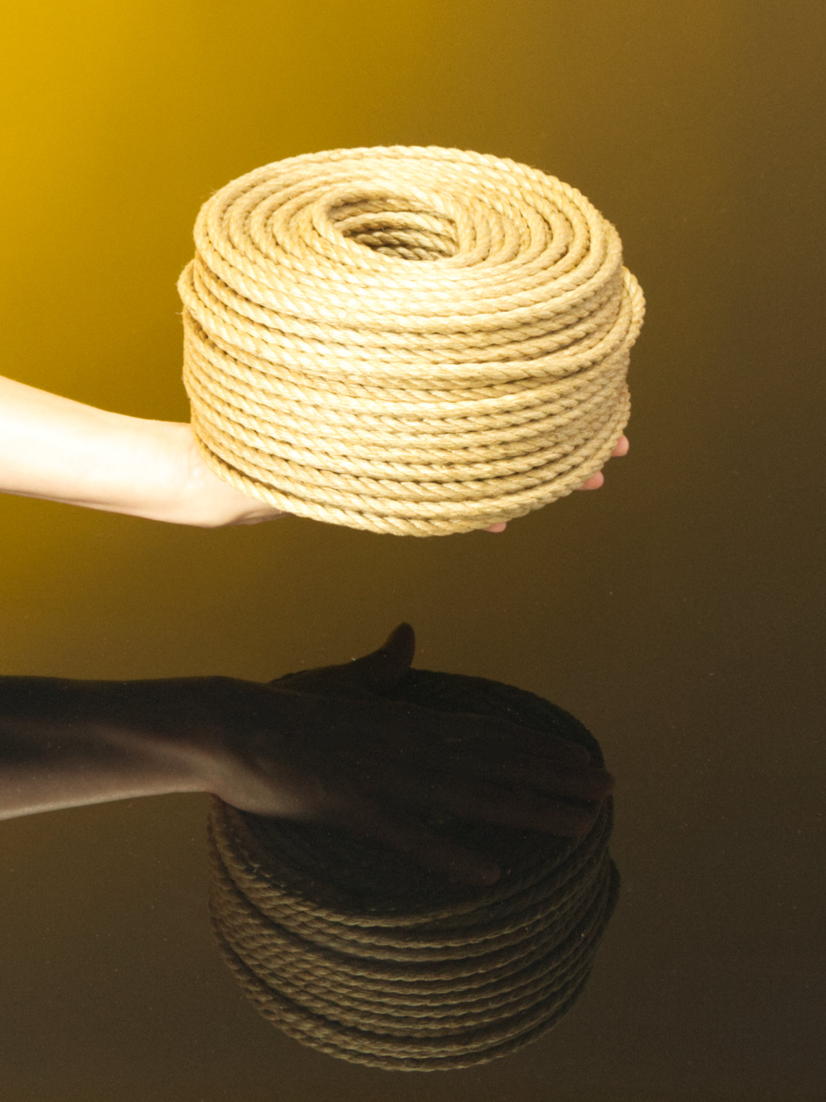 ø 4.5mm Jouyoku MINI-ROLL, ~1kg,  65m, ready-for-use Japanese-made jute rope, JBO-free 