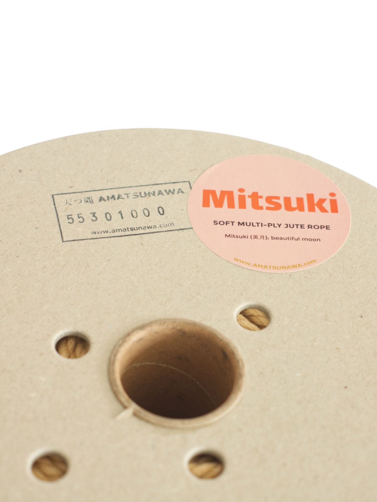 Mitsuki MAXI-ROLL, ~5,8kg, multi-ply loose-lay jute rope for Shibari and Kinbaku applications, untreated, JBO-free