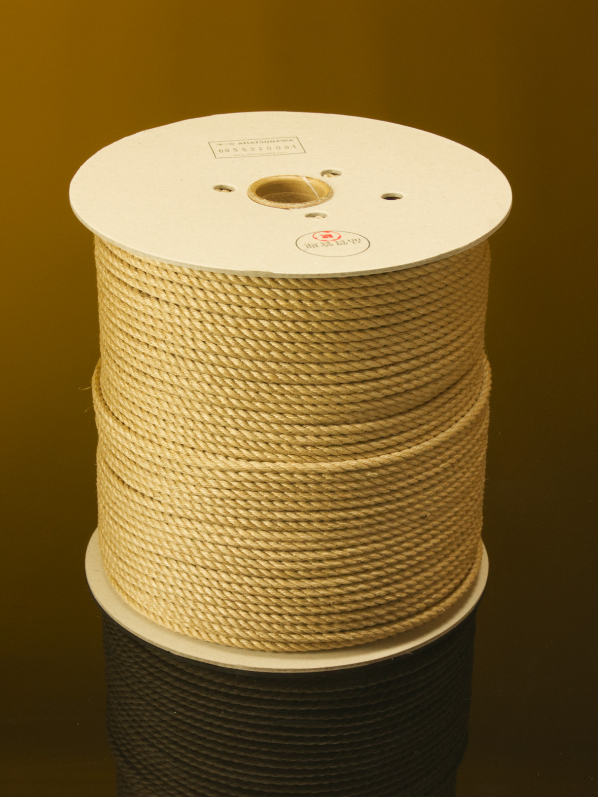 RAW AMATSUNAWA MAXI-ROLL, ~6kg, ø5.5mm, 330m guaranteed, Japanese-made jute rope, JBO-free, unprocessed, NEW 2023 BATCH!