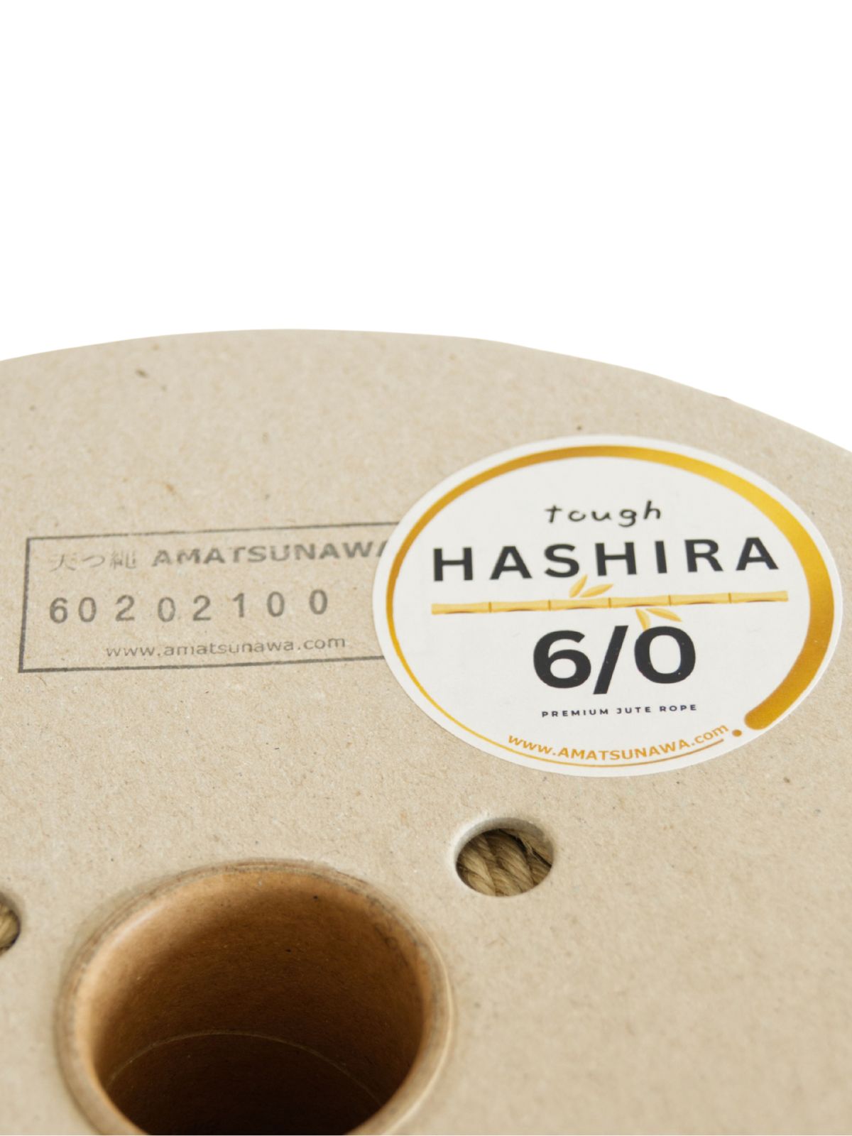 280 m HASHIRA 6/0 Tough – Durable ø 6mm Jute Rope | Hard Wound Tossa Jute for Structural Tie Work, unprocessed, JBO-free