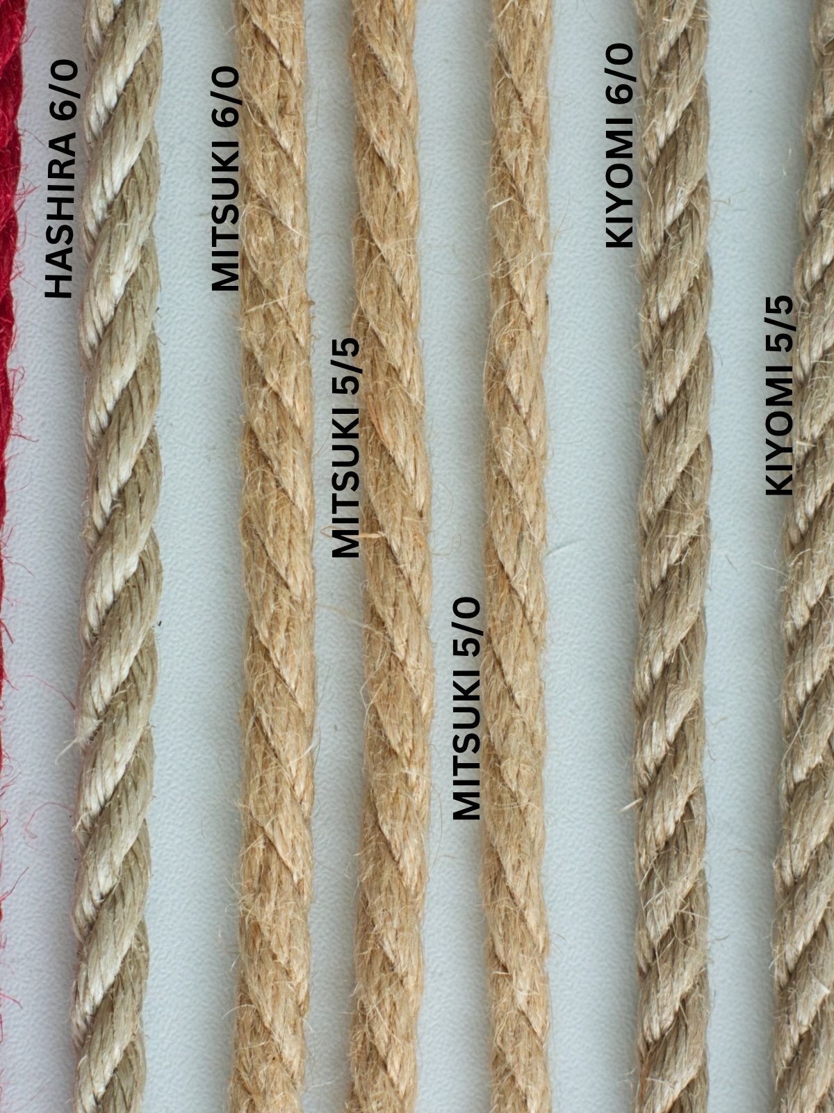 Mitsuki MIDI-ROLL, ~3kg, multi-ply loose-lay jute rope for Shibari and Kinbaku applications, untreated, JBO-free