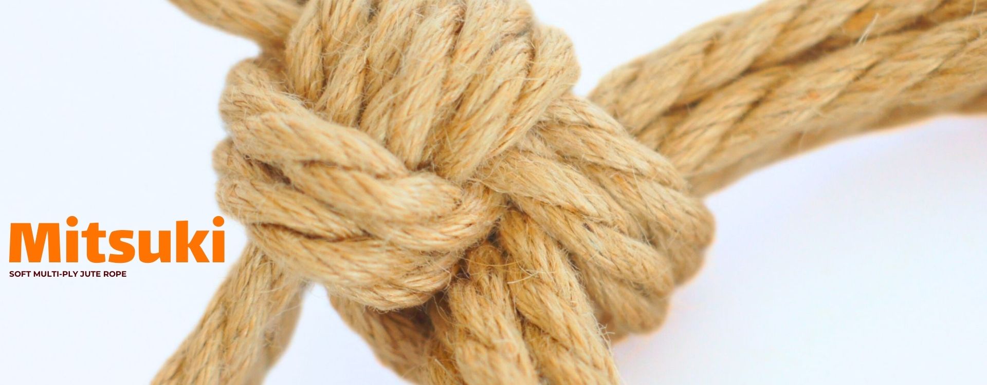 Mitsuki - a very soft light golden loose-lay multi-ply jute rope for ...