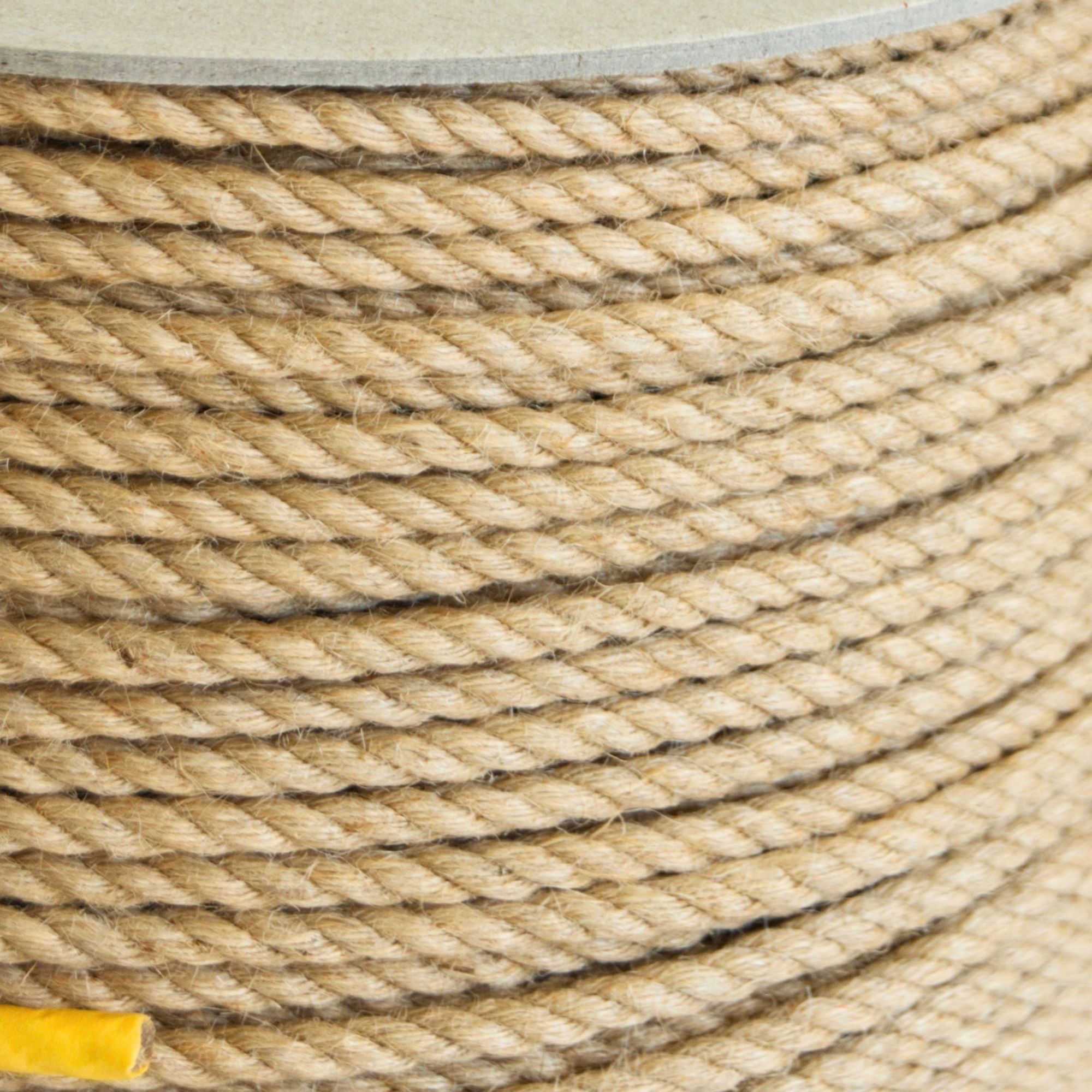 KINSEI golden Shibari jute rope, MIDI-ROLL ~3kg, unprocessed, soft & flexible, medium-wound, JBO-free